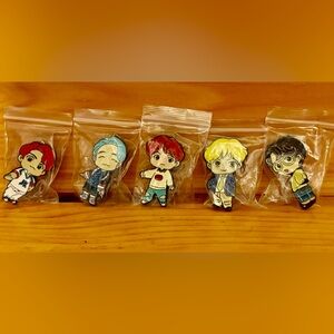 BTS Enamel Pins 5 pc